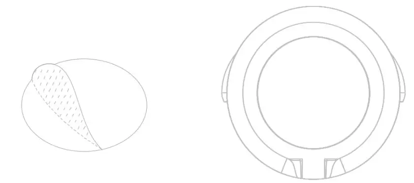 Kogan KAFXIDIP3MA SMARTER HOME 2K INDOOR SECURITY CAMERA PRO User Guide - Stick one side of the included adhesive