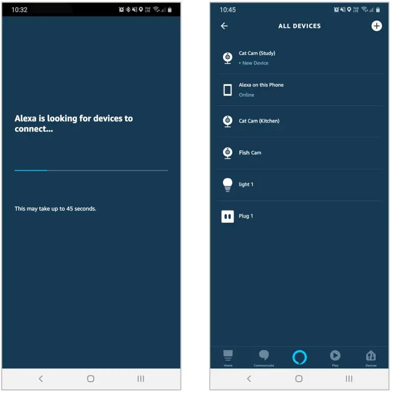 Kogan KAFXIDIP3MA SMARTER HOME 2K INDOOR SECURITY CAMERA PRO User Guide - When your devices have successfully connected to the Alexa app