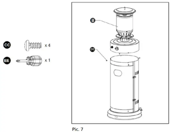 Qlima PGC 3009 Heater - fig1
