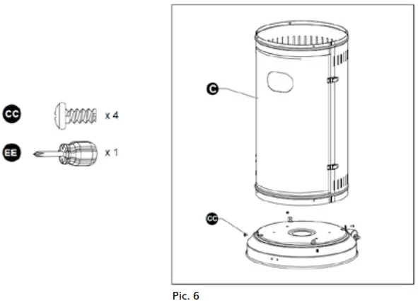 Qlima PGC 3009 Heater - fig5