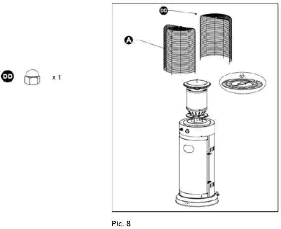 Qlima PGC 3009 Heater - fig8