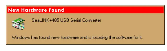 SEALEVEL SeaLINK+485 USB to 1-Port DB9 Serial Interface Adapter fig 1