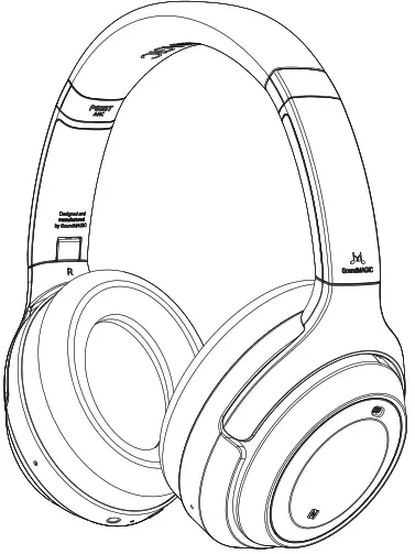 SoundMAGIC P60BT ANC Wireless Headphone