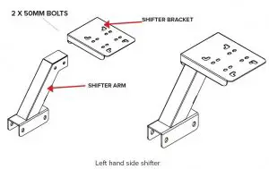 FIG 18 GEAR SHIFTER ASSEMBLY