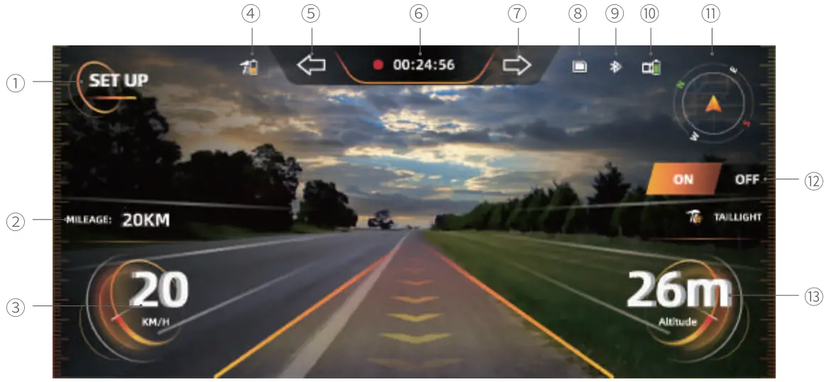 GO APE SR Sense Mode