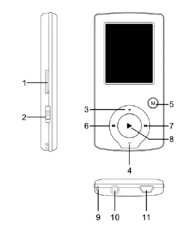 HYUNDAI MPC 883 FM MP3 Player FIG 1