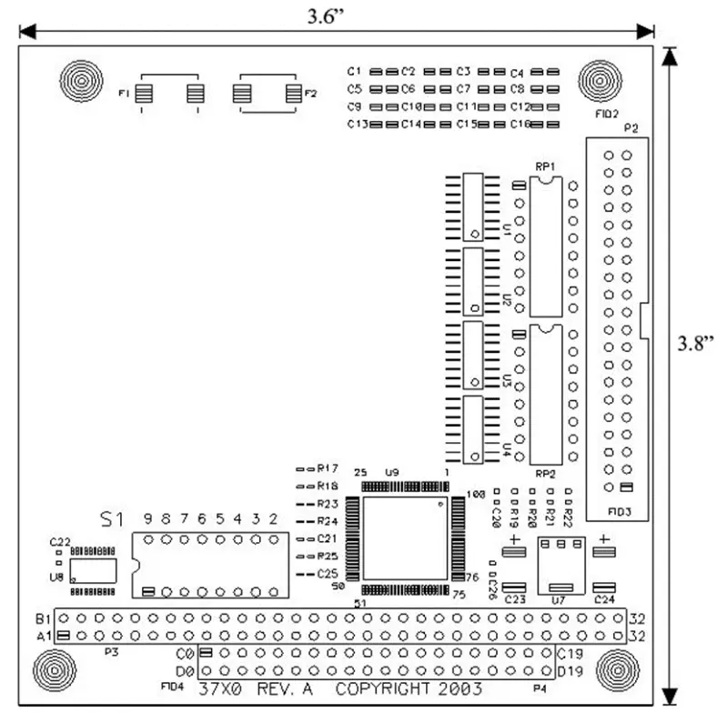 SEALEVEL 3720 DIO-104.OPTO Optically Isolated Input Digital Interface - Appendix C