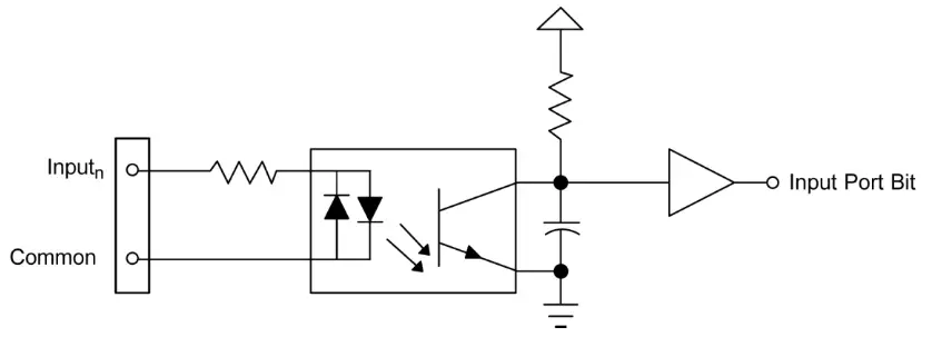SEALEVEL 3720 DIO-104.OPTO Optically Isolated Input Digital Interface - Input Circuit