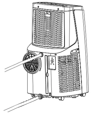 Goldair vGCPAC350 3.5kW Portable Air Conditioner - Continuous Drainage