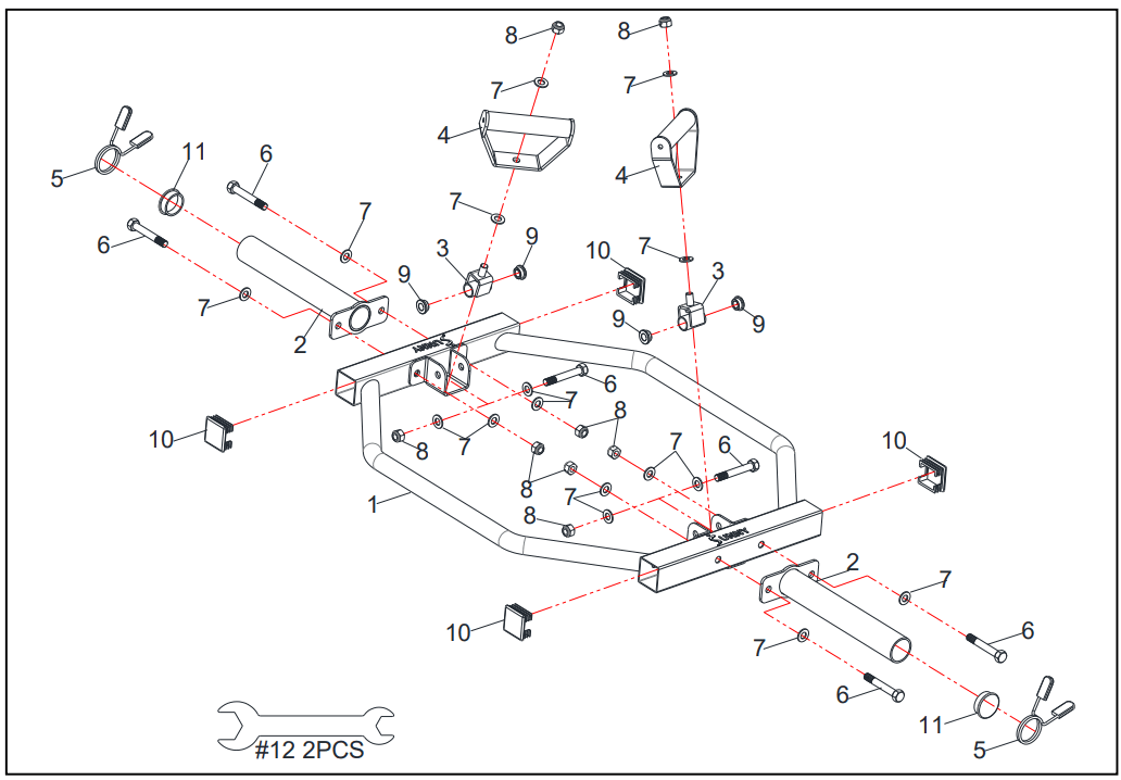SUNNY Health Fitness OB TRAP Hex Trap Bar with 2 Inch Diameter Sleeve - 1