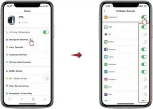 LinkTo Sport Settings Interface