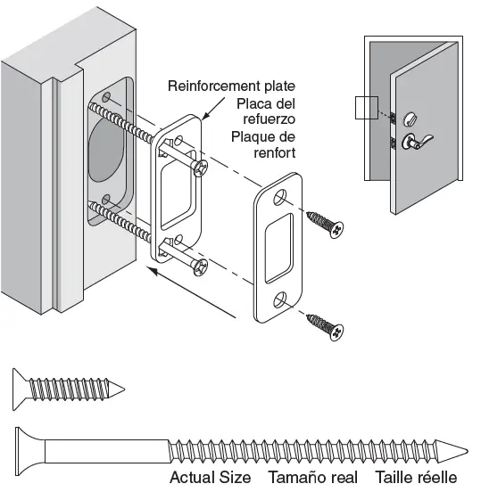 SCHLAGE FB50N B60 Single Cylinder Deadbolt and F51 Keyed Entry Flair Lever Keyed Alike-20