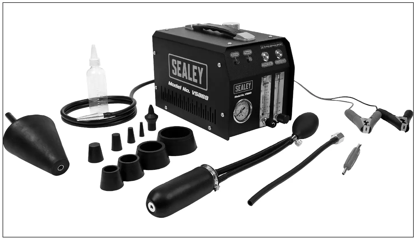SEALEY VS869 Smoke Diagnostic Tool Leak Detector Evap 4