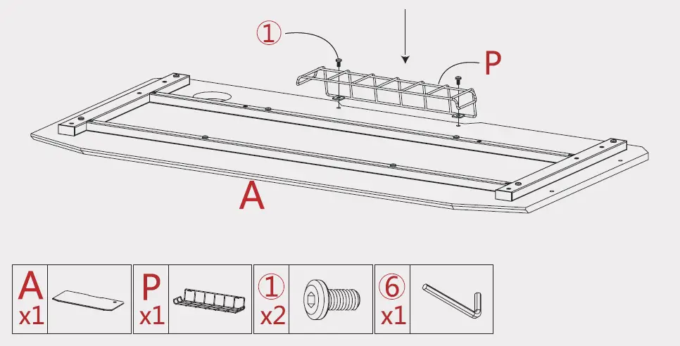 SOUTHERN WOLF 43479321 Gaming Desk Pro Carbon Coated fig 4