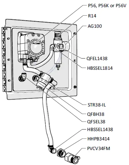 FOAMIT FG-10N-2 10 Gallon Air Operated Portable Fog Equipment-5