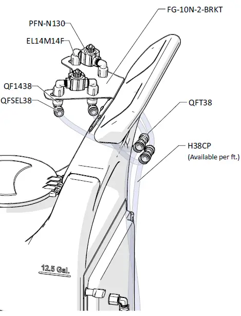 FOAMIT FG-10N-2 10 Gallon Air Operated Portable Fog Equipment-7
