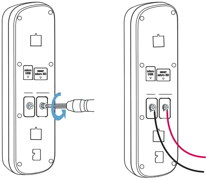 AMCREST Wi-Fi Doorbell - Connect Doorbell to Existing Wiring