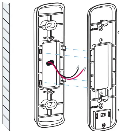 AMCREST Wi-Fi Doorbell - Install the Corner or Wedge Bracket C