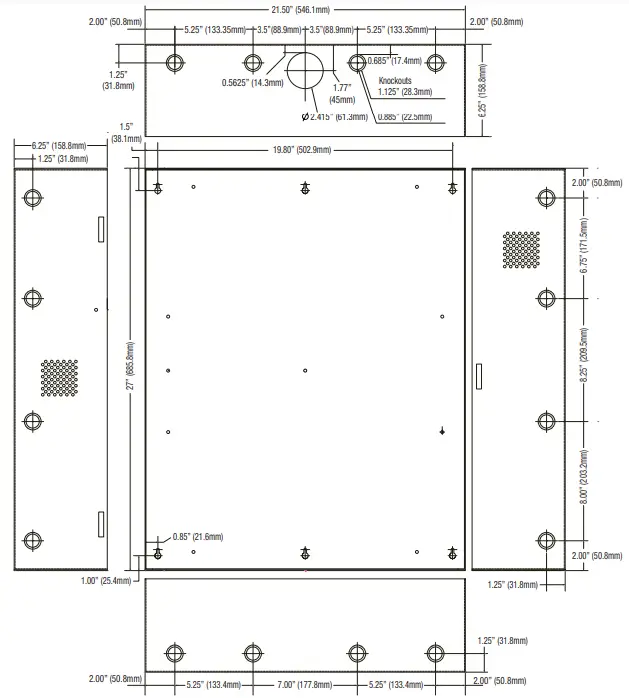 Enclosure Dimensions