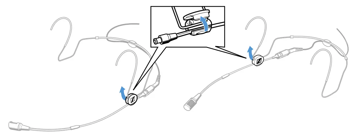 SENNHEISER HSP 4 Wireless Headworn Microphone - Figure 2