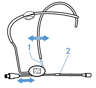 SENNHEISER HSP 4 Wireless Headworn Microphone - Figure 4