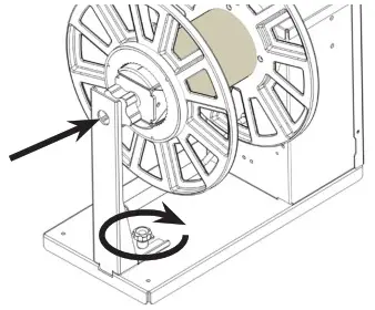DPR Label Unwinder for EPSON C600A - INSTALLATION 4