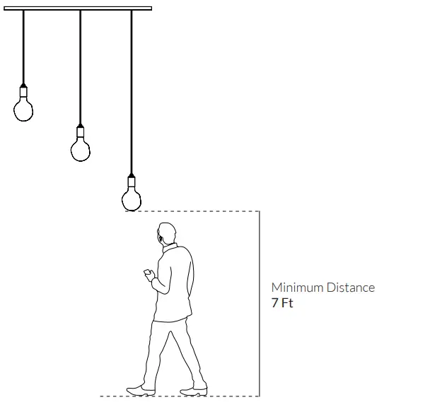 tala LP-WHT-BP-01-US Linear Triple Pendant Light-10