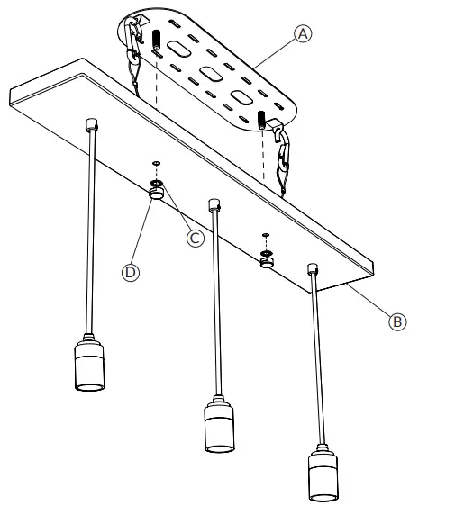tala LP-WHT-BP-01-US Linear Triple Pendant Light-5