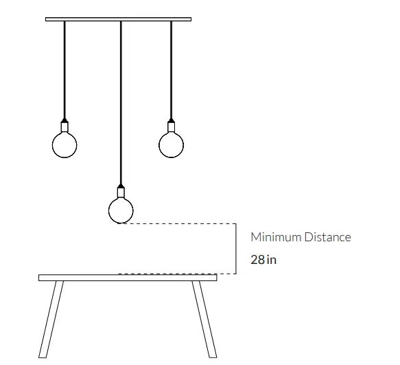 tala LP-WHT-BP-01-US Linear Triple Pendant Light-9