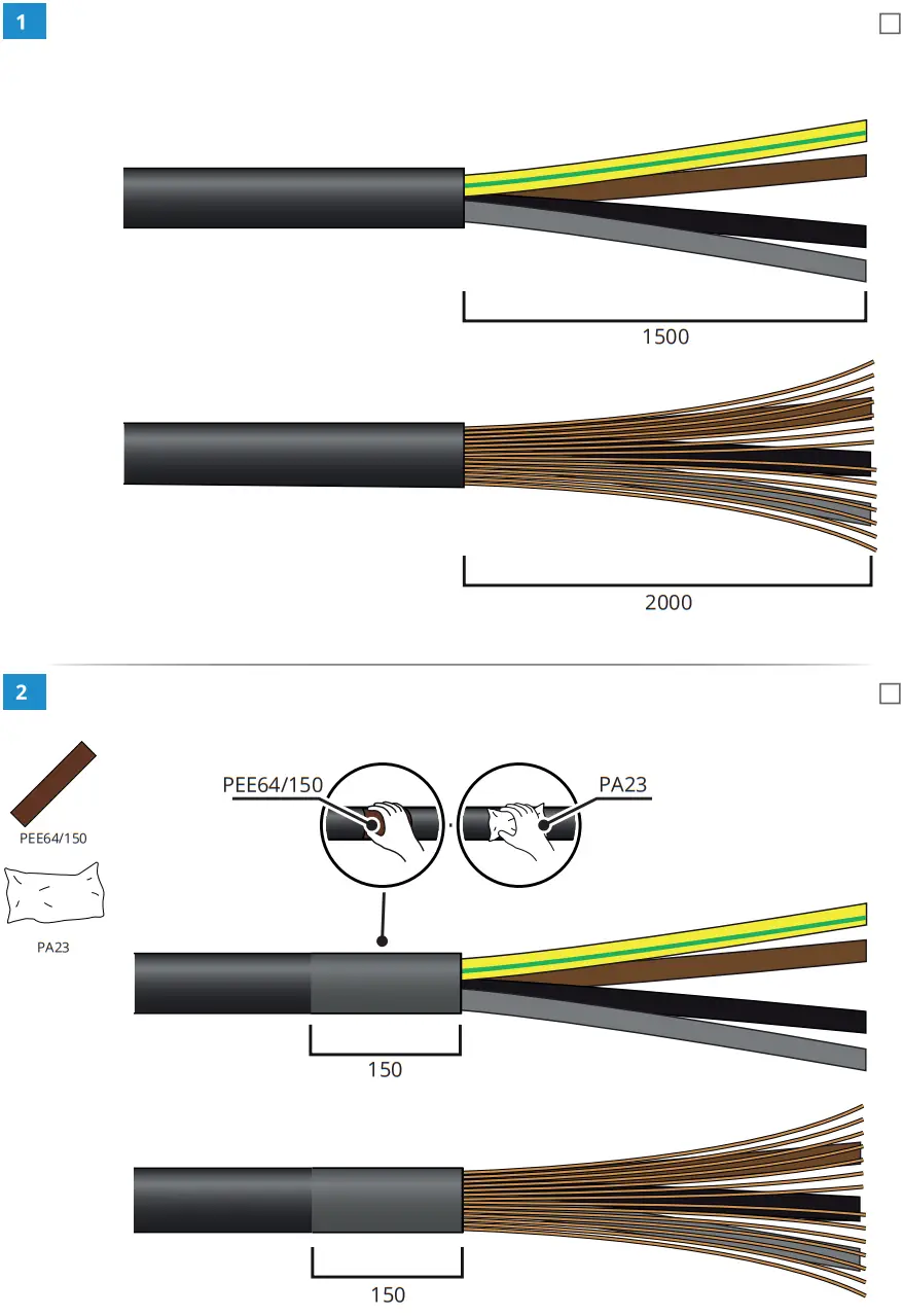 ENSTO STKON4X240 Heat Shrink Outdoor Termination - FIG 11