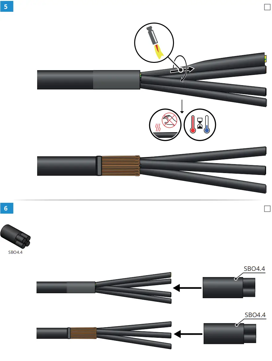 ENSTO STKON4X240 Heat Shrink Outdoor Termination - FIG 13