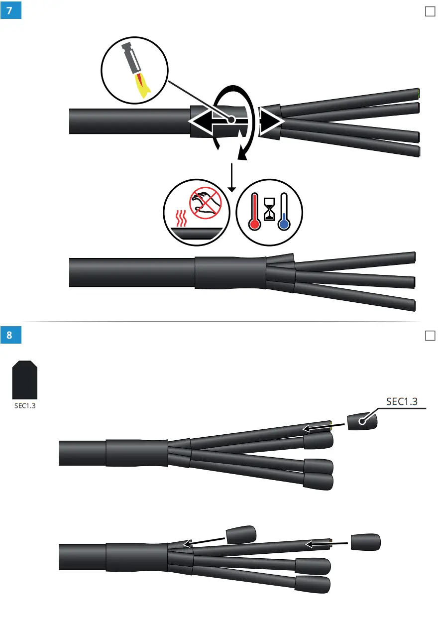 ENSTO STKON4X240 Heat Shrink Outdoor Termination - FIG 14