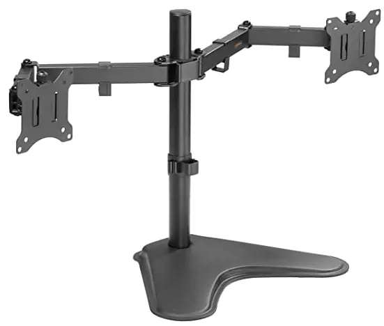 VonHaus 3005117 Dual Monitor Mount With Desk Stand