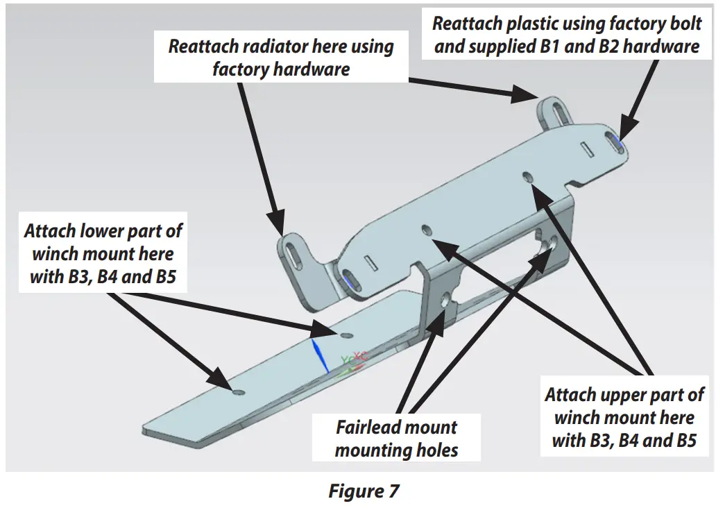 101394 Winch Mount Kit Installation Instruction