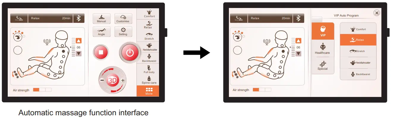 MassaMAX MT336 Massage Chair - FIG 23