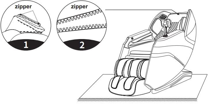 MassaMAX MT336 Massage Chair - FIG 56