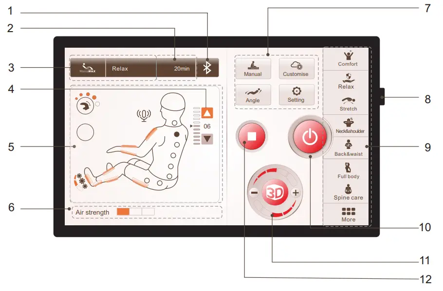 MassaMAX MT336 Massage Chair - FIG 7