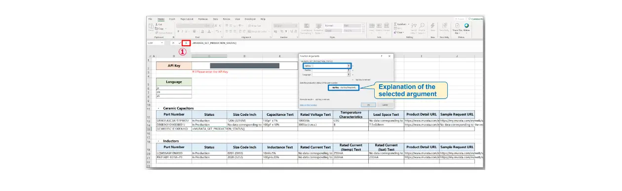 Murata Excel Add-in Usage Software User Manual