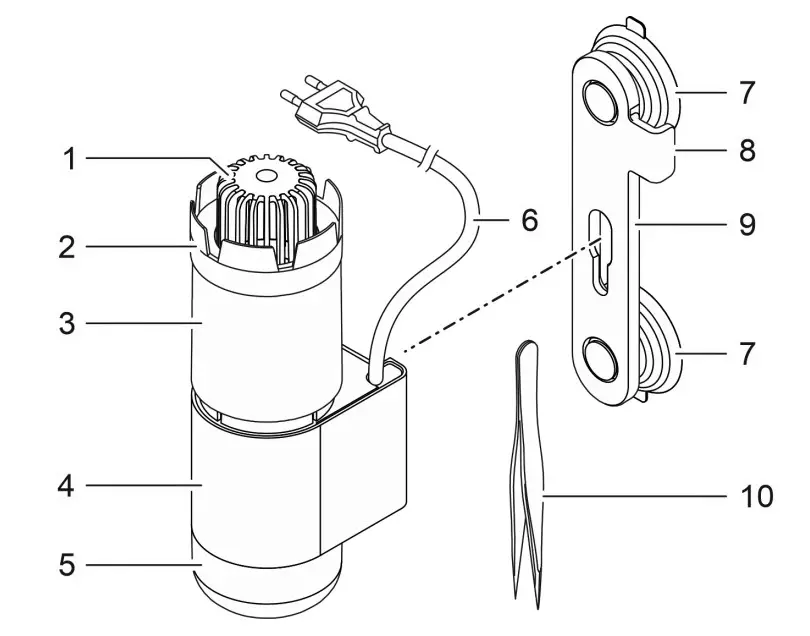 Oase CrystalSkim 350 Surface Vacuum Cleaner - Figure 3
