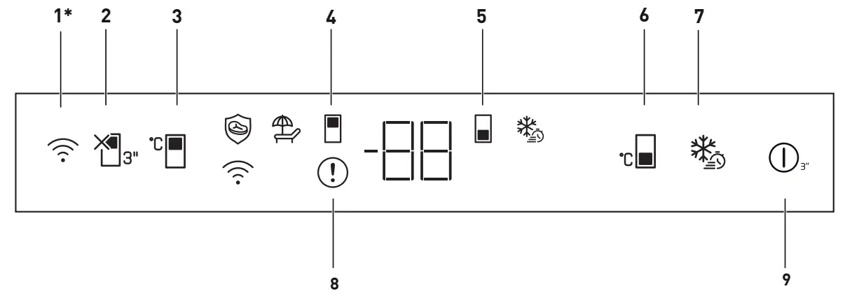 beko BCNE400E40SN Integrated Fridge Freezer parts 3