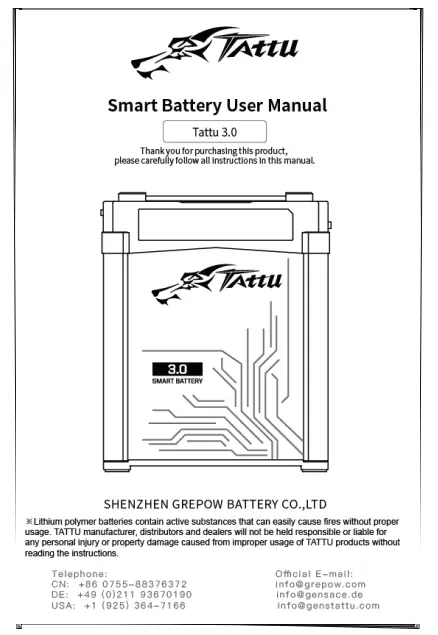 TA3TAS19K1425X 51.8V 25C 14S1P Lipo Smart Battery Pack Product List