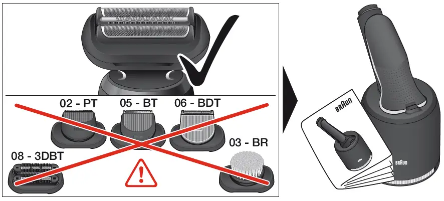 51R1000S Wet and Dry Men's Shaver Instruction fig 11