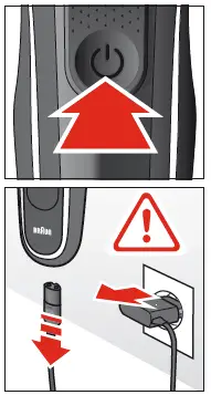 51R1000S Wet and Dry Men's Shaver Instruction fig 13