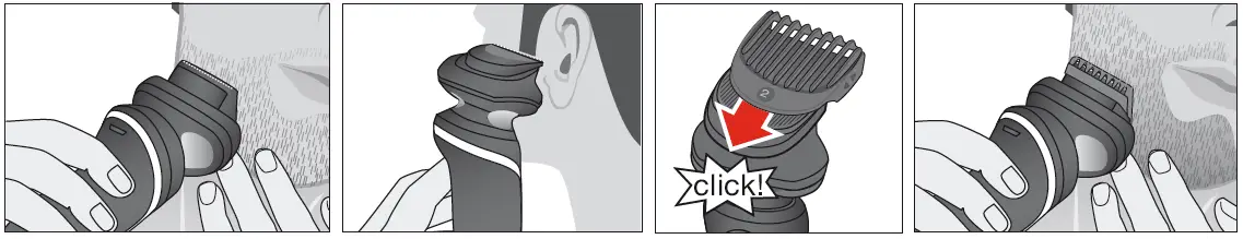 51R1000S Wet and Dry Men's Shaver Instruction fig 18