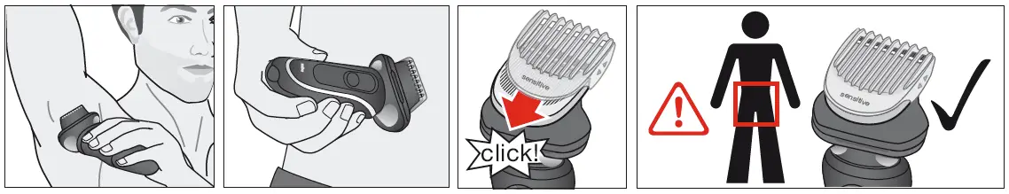 51R1000S Wet and Dry Men's Shaver Instruction fig 20