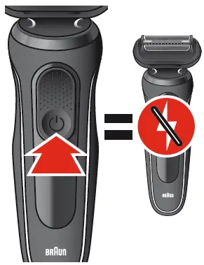 51R1000S Wet and Dry Men's Shaver Instruction fig 7