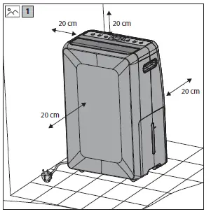 SHARP UD-P16U-W Dehumidifier-1