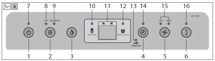 SHARP UD-P16U-W Dehumidifier-4