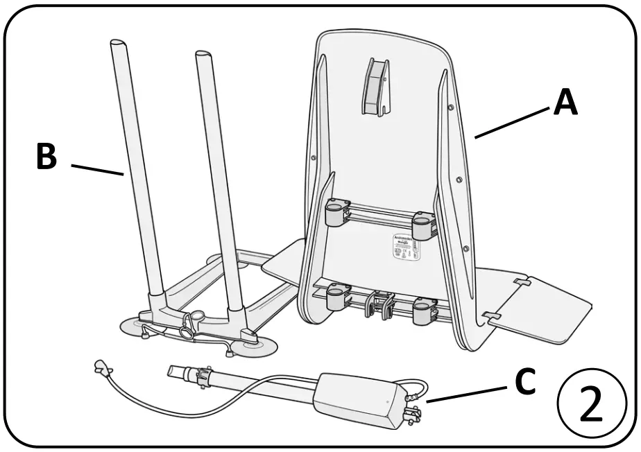 Seat and base sections