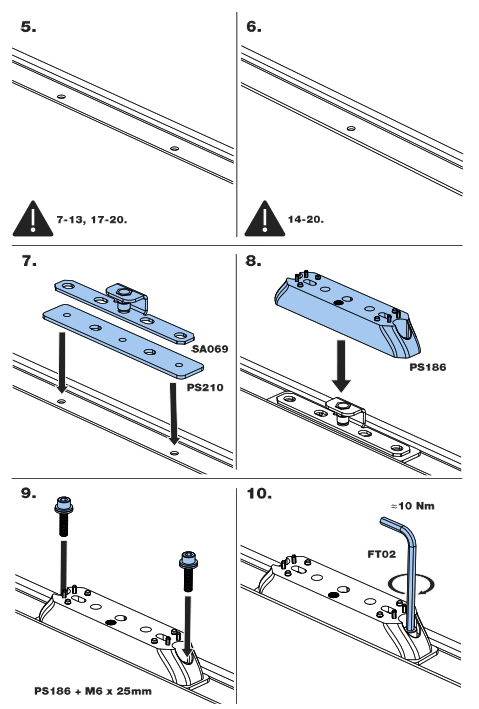 Rhino VA4PR-FL KammBar Pro Aluminium Roof Bar - 3